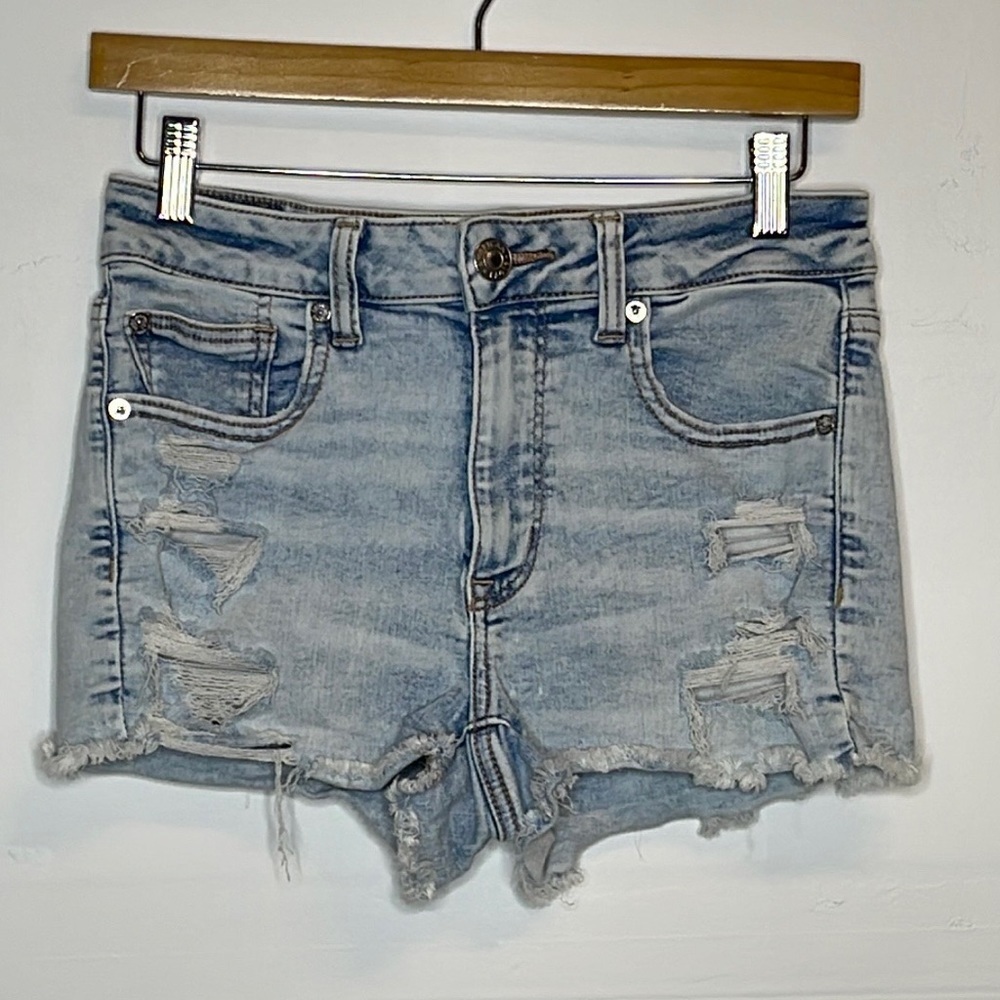 American Eagle Distressed Denim Shorts